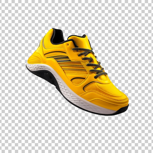 Running shoes or sneakers on a transparent background