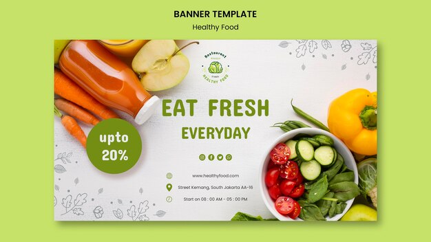safety food banner template