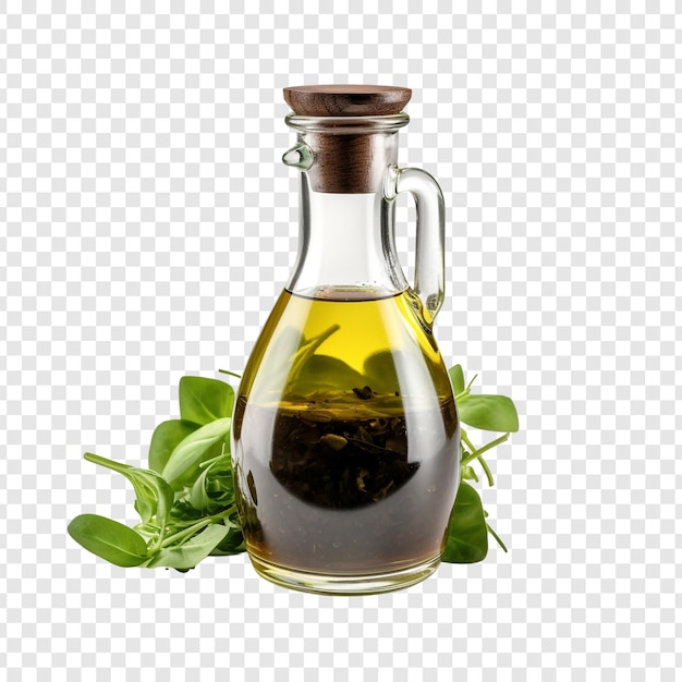 Free PSD salad dressing bottle isolated on transparent background