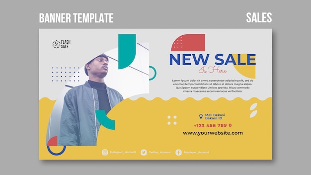 Sales banner template