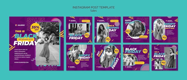 Free PSD sales discount instagram posts