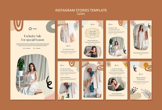 Sales discount instagram stories