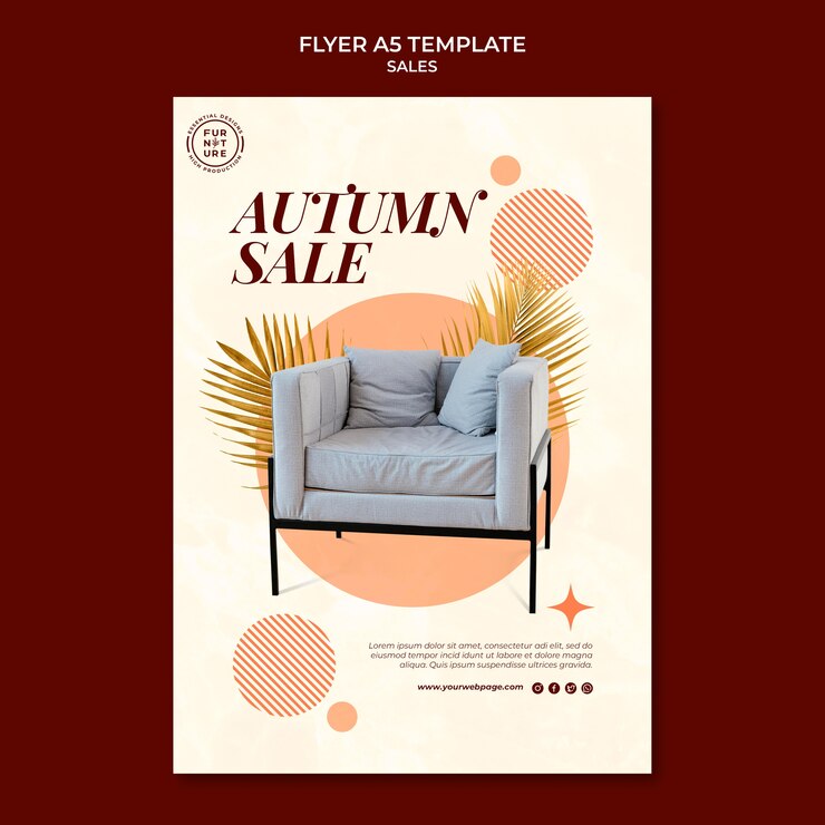 Free PSD sales flyer template