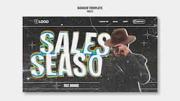 Free PSD sales template design