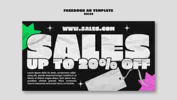 Free PSD sales template design