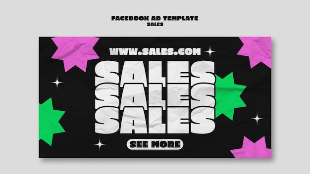 Free PSD sales template design