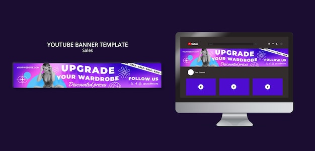 Free PSD sales template design