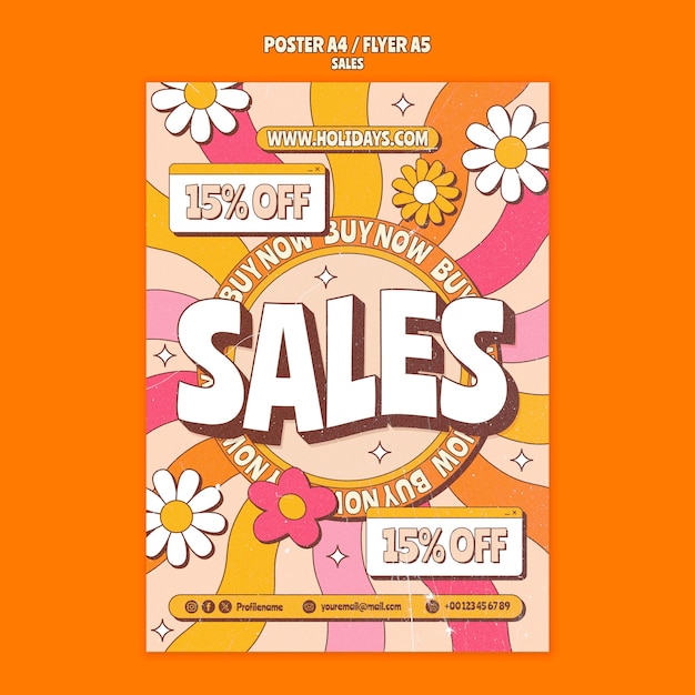 Sales template design