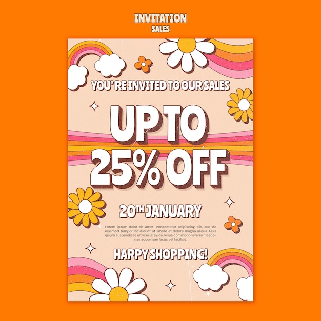 Sales  template design