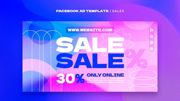 Free PSD sales template design