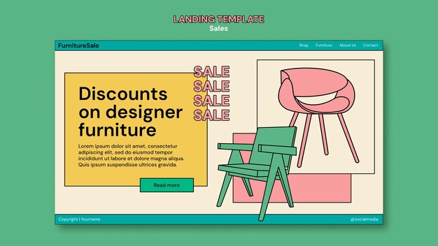 sales template design