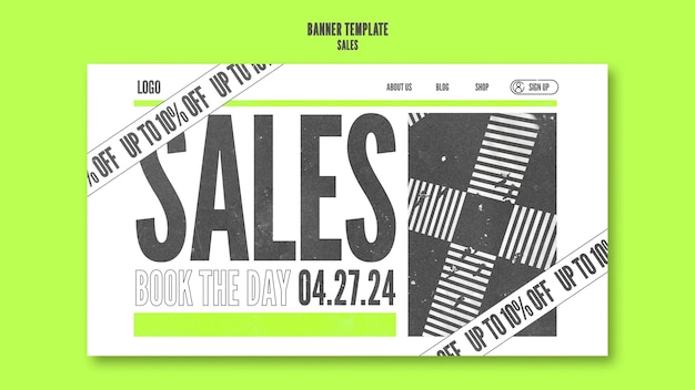 Sales template design