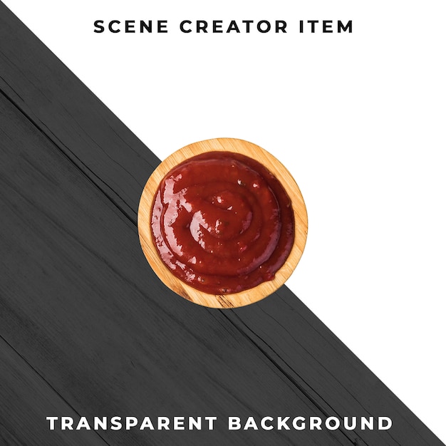 Sauce plate object transparent PSD