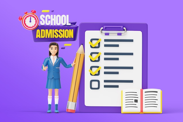 Free PSD school admission background