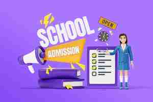 Free PSD school admission background