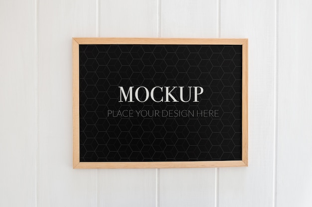 Free PSD school blackboard mockup