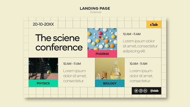 Science design template