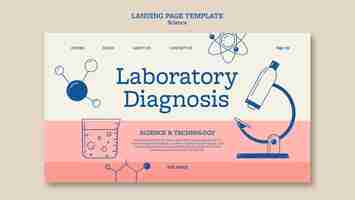 Free PSD science template design