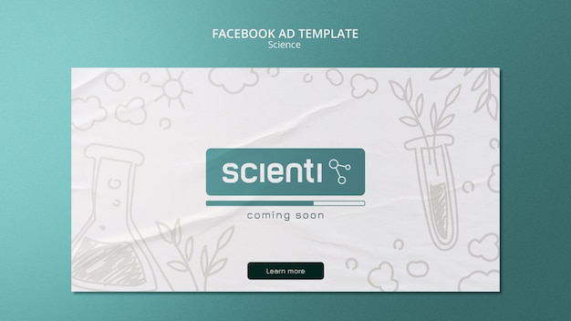 Free PSD science template design