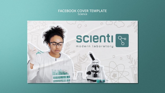 Free PSD science template design