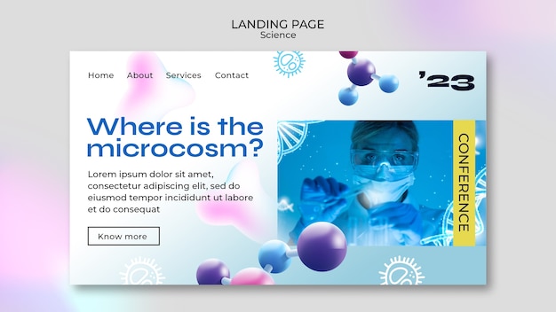 Science template design