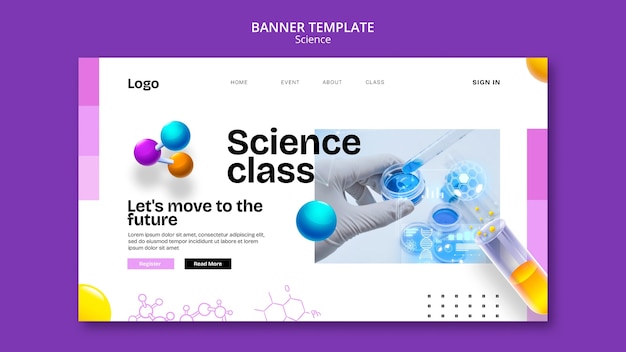 Science  template design