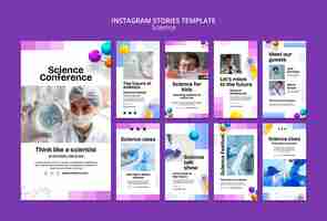 Free PSD science  template design