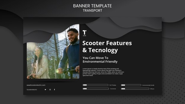 스쿠터 배너 템플릿
