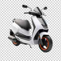 Free PSD scooter isolated on a transparent background