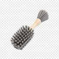 Free PSD scrub brush isolated on transparent background