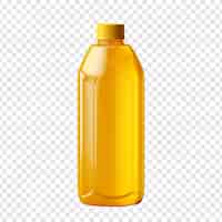 Free PSD shampoo bottle isolated on transparent background