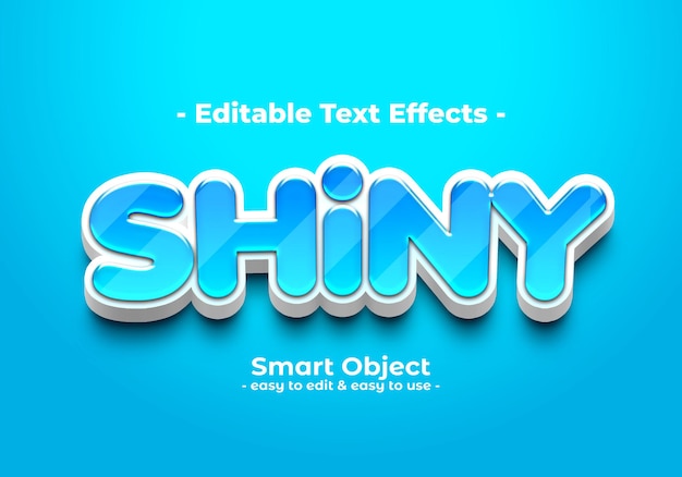 免费的PSD shiny-text-style-effect