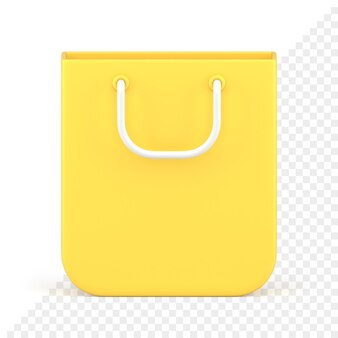 Shopping bag 3d icon