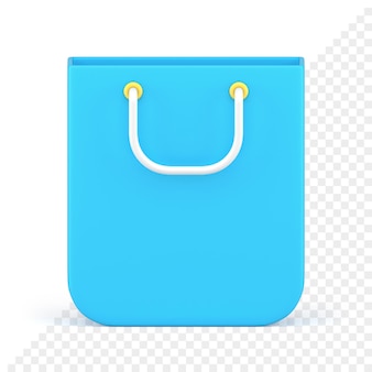 Shopping bag 3d icon