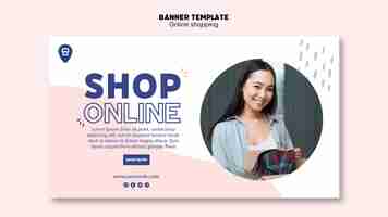 PSD gratuito shopping online tema per modello di banner