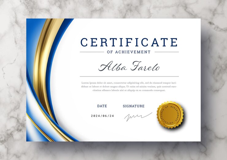 Certificate 2