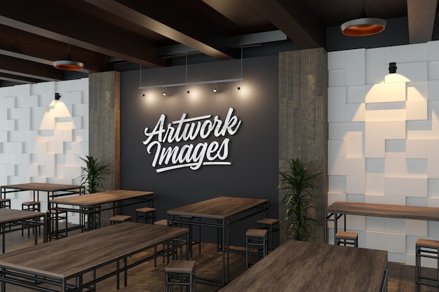 Download Premium Psd Realistic 3d Glass Window Logo Mockup