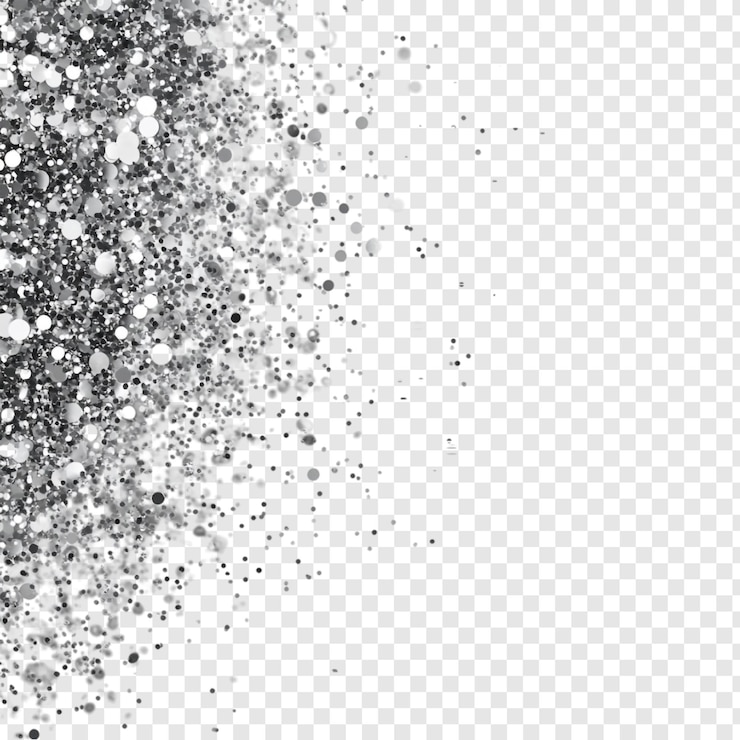 मुफ़्त PSD silver glitter sparkle background texture