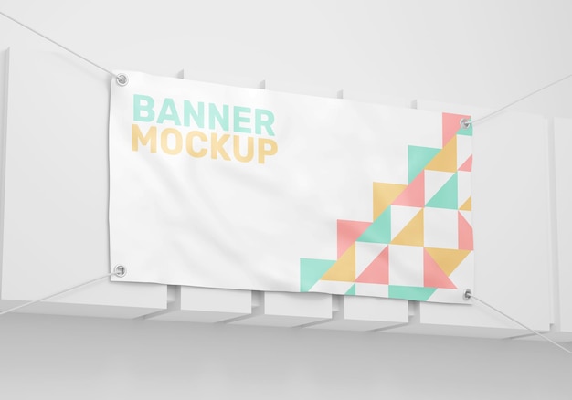 Simple banner mockup