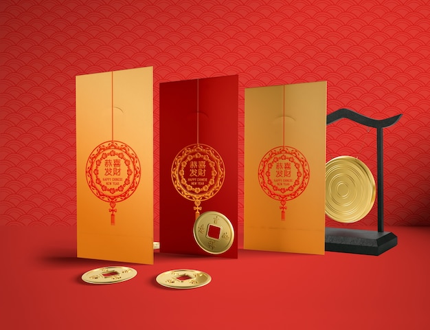 Simple design chinese new year illustration