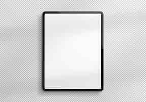 Free PSD simple tablet pro on transparent background