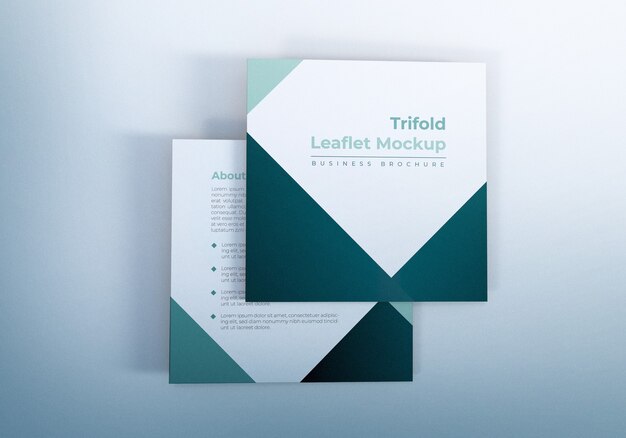 Download Premium Psd Abstract Wave Yellow Trifold Brochure Design Yellowimages Mockups