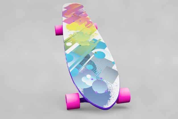 Skateboard mockup