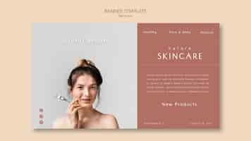 Free PSD skin care banner