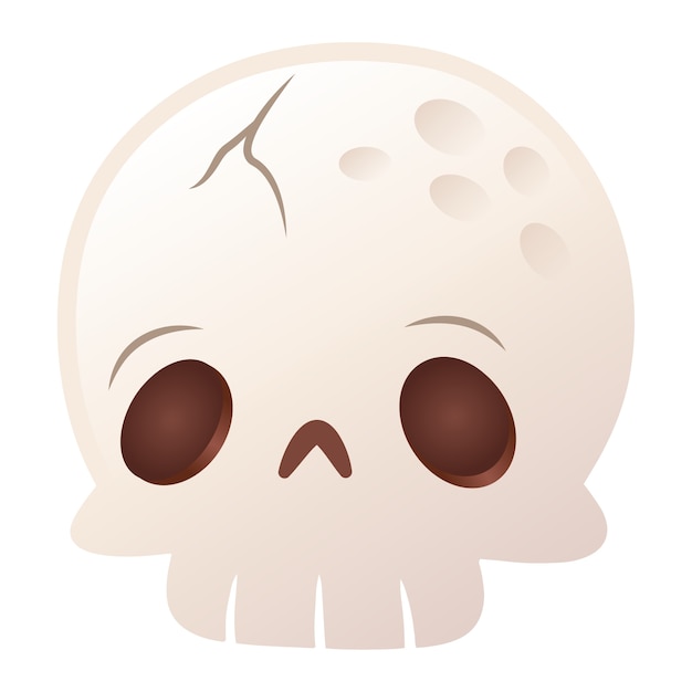 Free PSD skull illustration