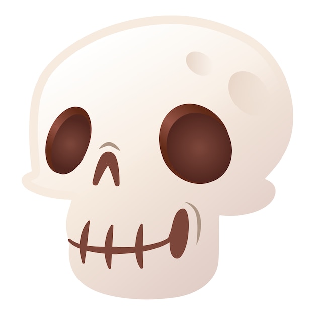 Free PSD skull illustration