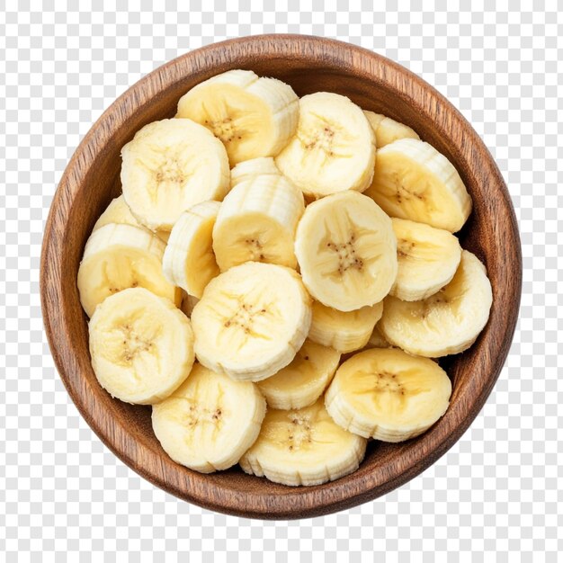sliced bananas in wooden bowl a delicious and healthy snack