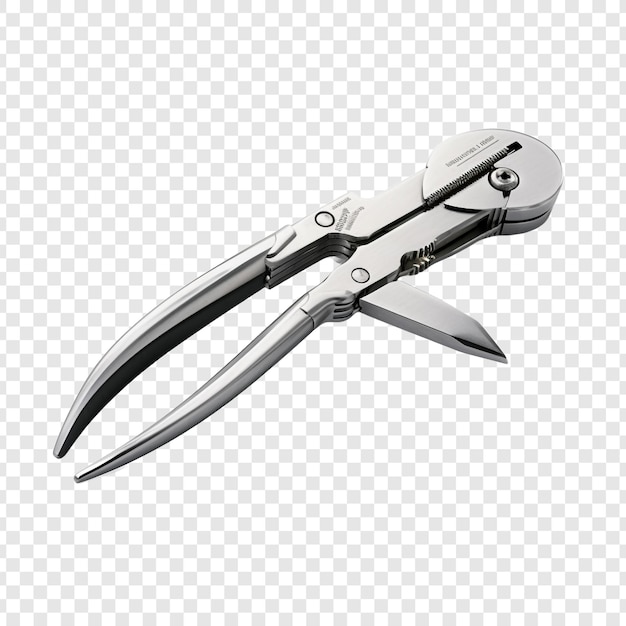 Slip joint pliers isolated on transparent background