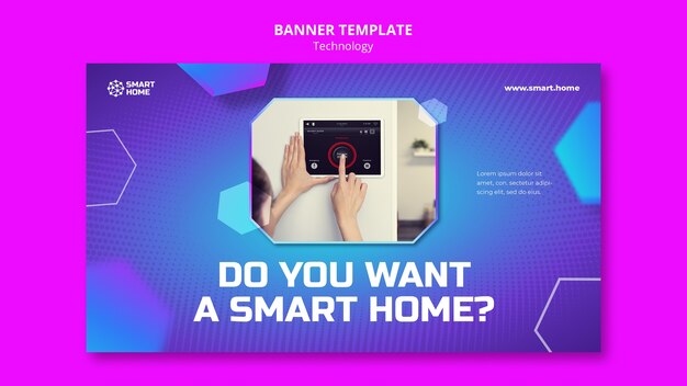 スマートホームバナーテンプレート