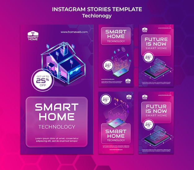 Smart home social media stories